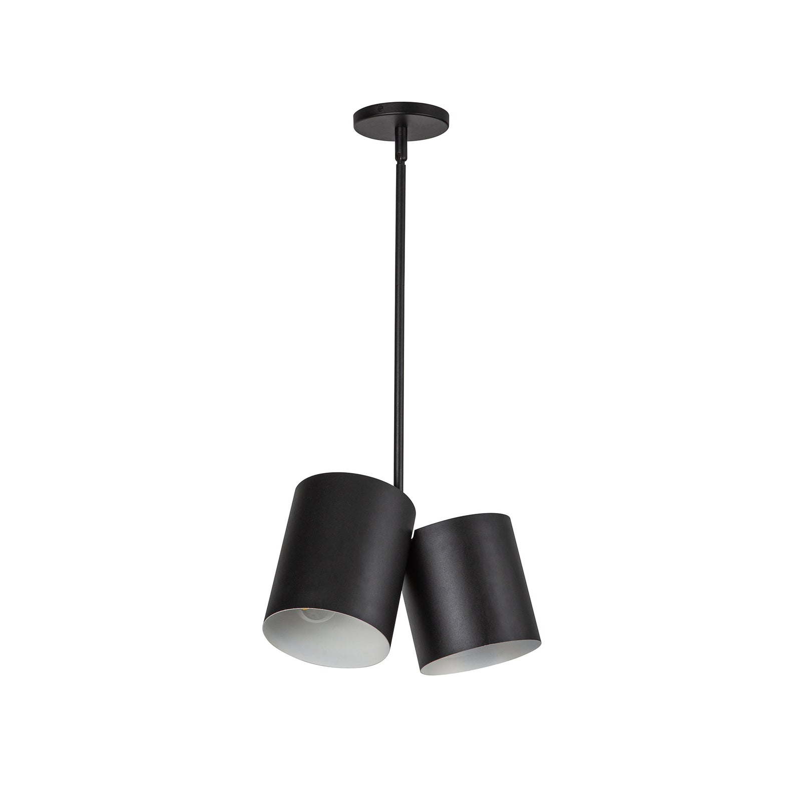 Keiko 14-in Black 2 Lights Pendant