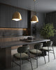 Kenji 16-in Aged Gold/Opal Matte Glass 1 Light Pendant