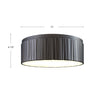 Kensington 12-in Urban Bronze LED Flush Mount