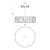 Kensington 12-in Urban Bronze LED Semi Flush Mount