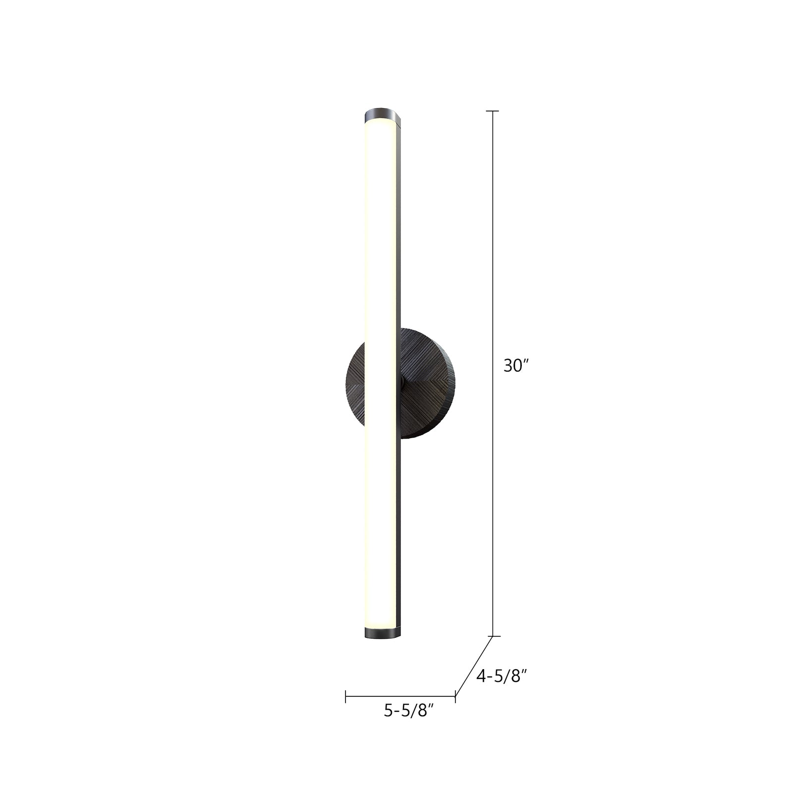 Kensington 30-in Urban Bronze LED Wall/Vanity