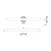 Kensington 30-in Urban Bronze LED Wall/Vanity