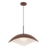 Kirby 22-in Burgundy Socket Pendant