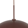 Kirby 22-in Burgundy Socket Pendant