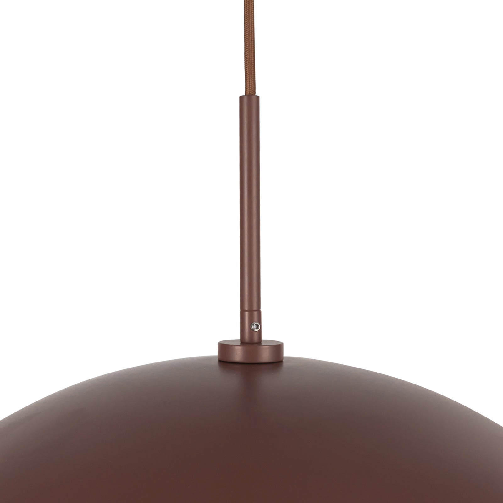 Kirby 22-in Burgundy Socket Pendant