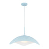 Kirby 22-in Cerulean Socket Pendant