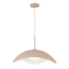 Kirby 22-in Peach Socket Pendant