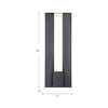 Kismet 14-in Polished Nickel/Alabaster LED Wall/Vanity