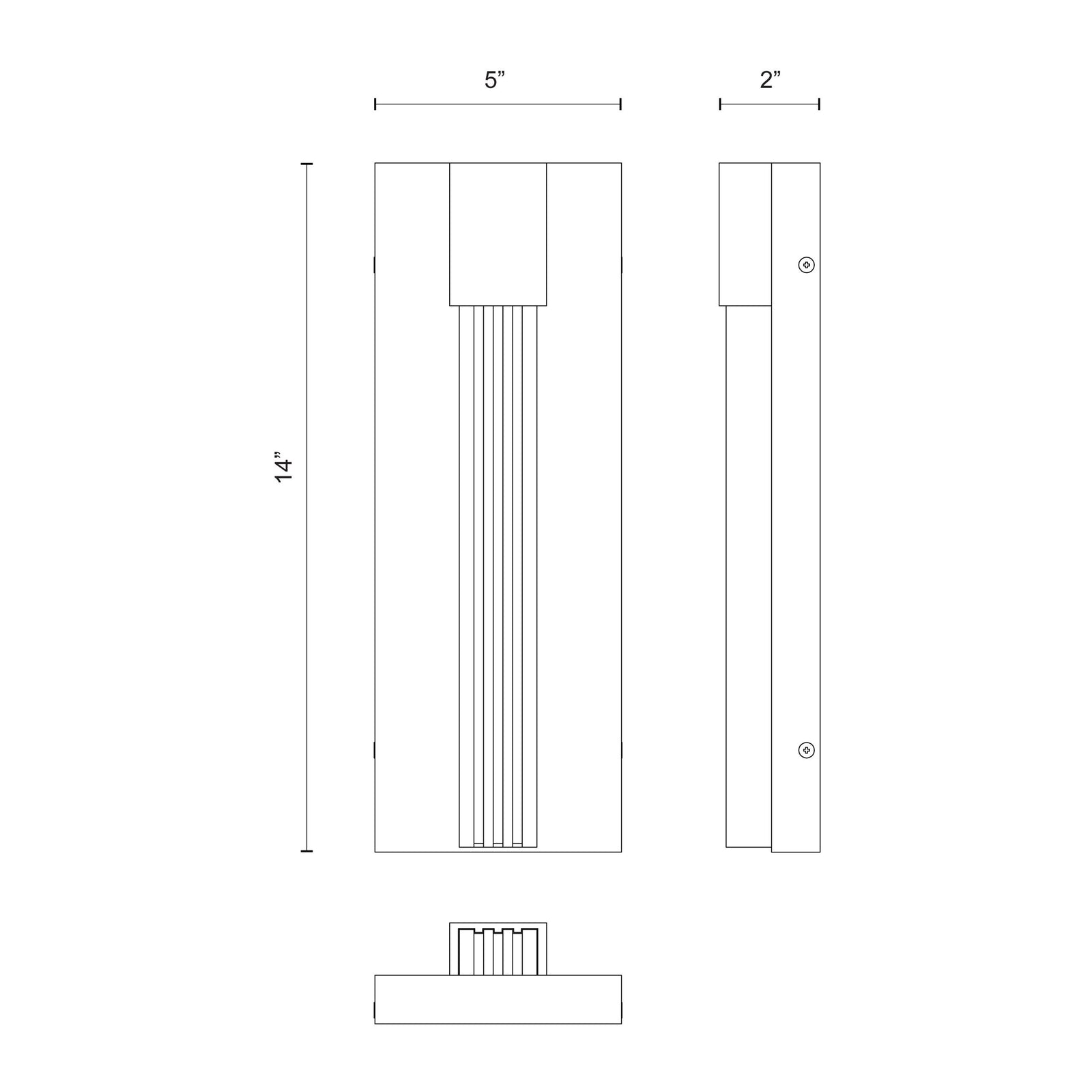 Kismet 14-in Polished Nickel/Alabaster LED Wall/Vanity