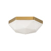Krysta 12-in Brushed Gold/Opal Glass 2 Lights Flush Mount