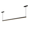 Kyan 33-in Black Trilo Track Linear Pendant
