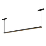 Kyan 33-in Black Trilo Track Linear Pendant