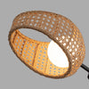 Lanai 25-in Black/Opal Glass LED Chandelier