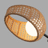 Lanai 25-in Black/Opal Glass LED Pendant