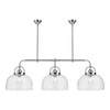 Lancaster 55-in Chrome 3 Lights Linear Pendant