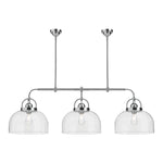 Lancaster 55-in Chrome 3 Lights Linear Pendant