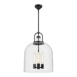 Lancaster 16-in Matte Black 4 Lights Pendant