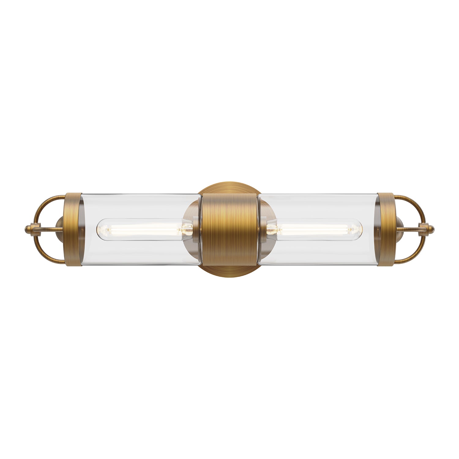 Lancaster 5-in Aged Gold 2 Lights Wall/Vanity