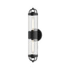 Lancaster 5-in Matte Black 2 Lights Wall/Vanity