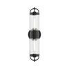 Lancaster 5-in Matte Black 2 Lights Wall/Vanity