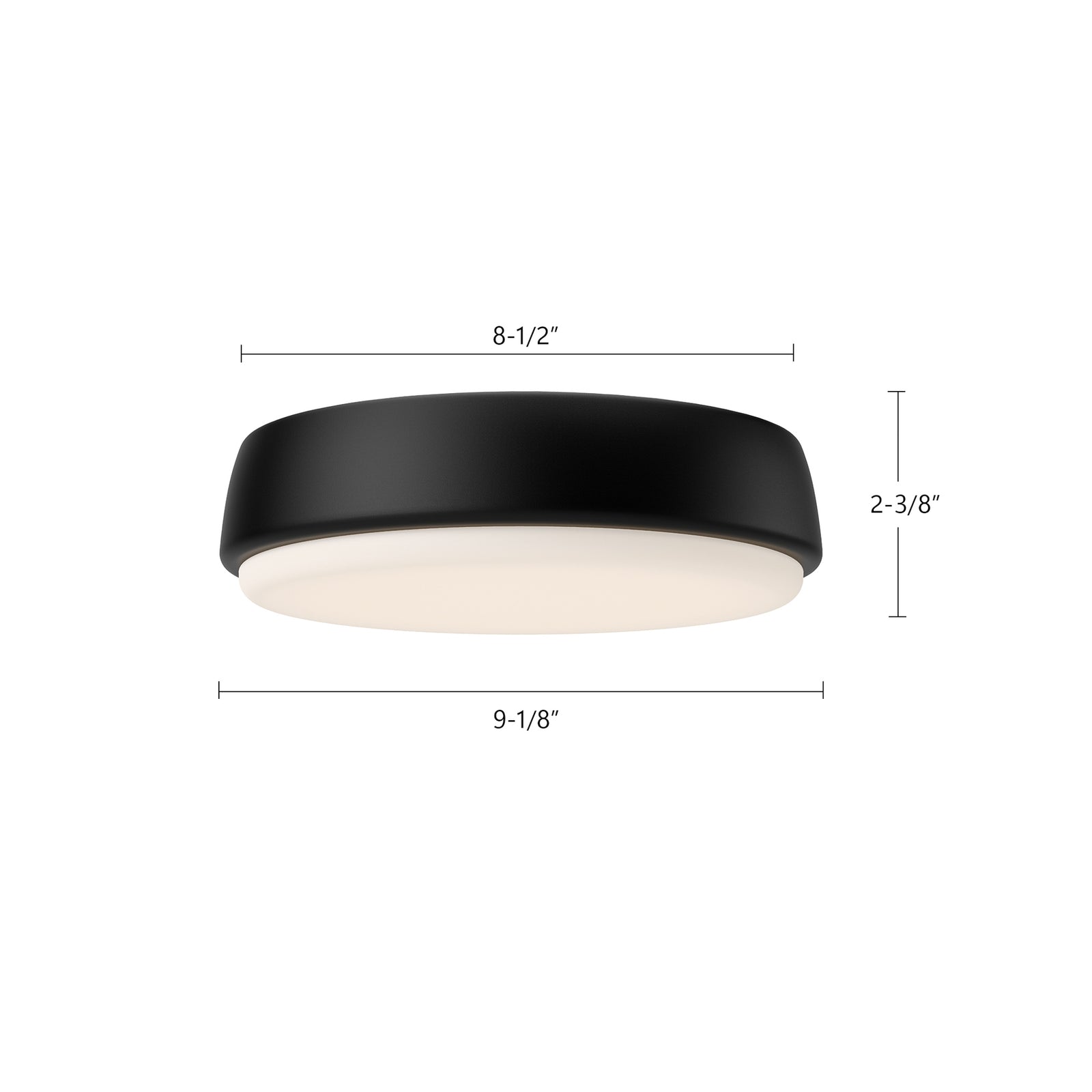 Laval 9-in Aged Gold LED Flush Mount