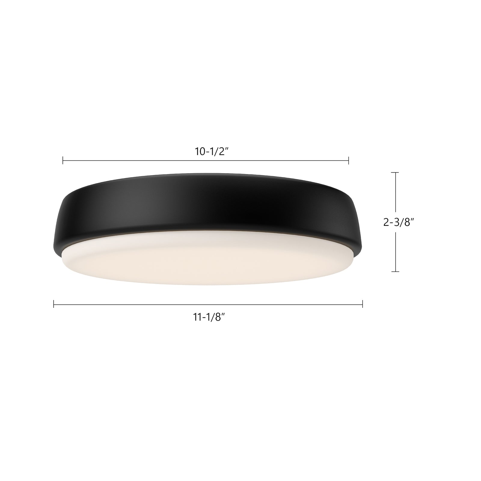 Laval 11-in Aged Gold LED Flush Mount