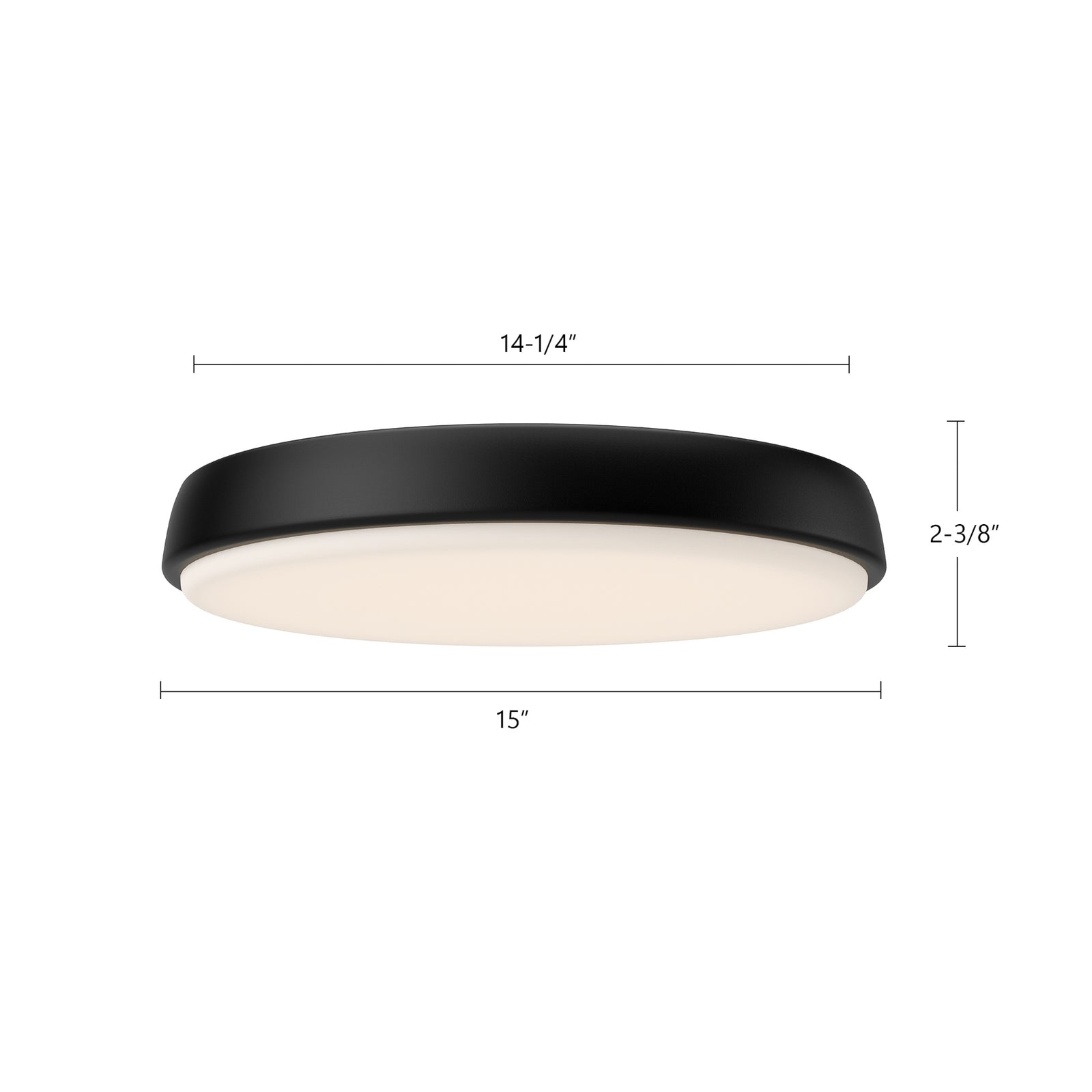 Laval 15-in Aged Gold LED Flush Mount