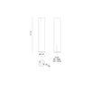 Lorna 11-in (2-in Dia.) 36 Degree Optic White LED Flush Mount