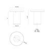 Lorna 4-in (2-in Dia.) 36 Degree Optic Black LED Ceiling Mount