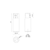 Lorna 10-in (3-in Dia.) 36 Degree Optic White LED Concrete Ceiling Mount