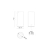 Lorna 7-in (3-in Dia.) 36 Degree Optic Black LED Flush Mount