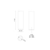 Lorna 11-in (3-in Dia.) 36 Degree Optic White LED Flush Mount