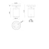Lorna 6-in (3-in Dia.) 36 Degree Optic Black LED Adjustable Ceiling Mount