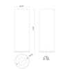 Lorna 12-in (4-in Dia.) 36 Degree Optic White LED Flush Mount