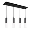 Lena 25-in Black 4-Light Multi Pendant