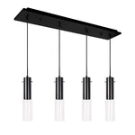 Lena 25-in Black 4-Light Multi Pendant