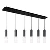 Lena 41-in Black 6-Light Multi Pendant