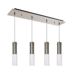 Lena 25-in Brushed Nickel 4-Light Multi Pendant