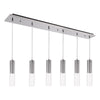 Lena 41-in Chrome 6-Light Multi Pendant