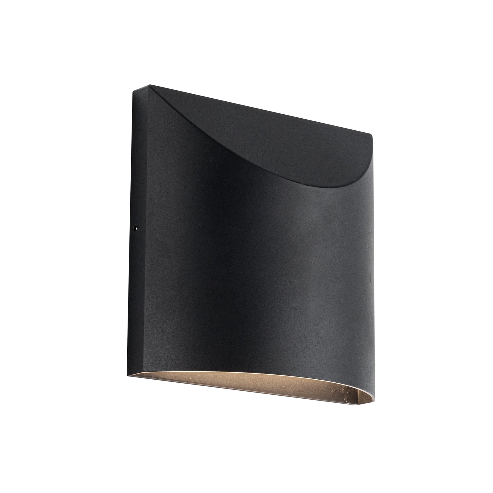 Lenox 8-in Black LED Exterior Wall Sconce