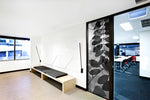 Lever 48-in Black LED Wall Sconce