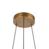 Lex 27-in Vintage Brass LED Chandelier