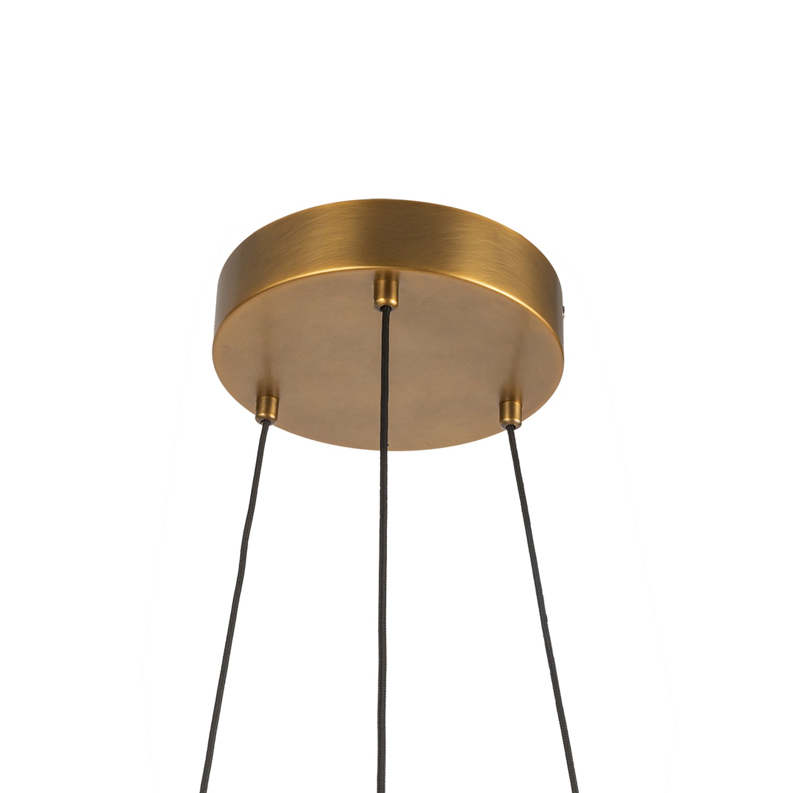 Lex 27-in Vintage Brass LED Chandelier