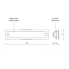 Lighthouse 18-in Brushed Gold LED Vanity