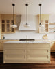 Lincoln 14-in Glossy Opal Glass/Matte Black 1 Light Pendant