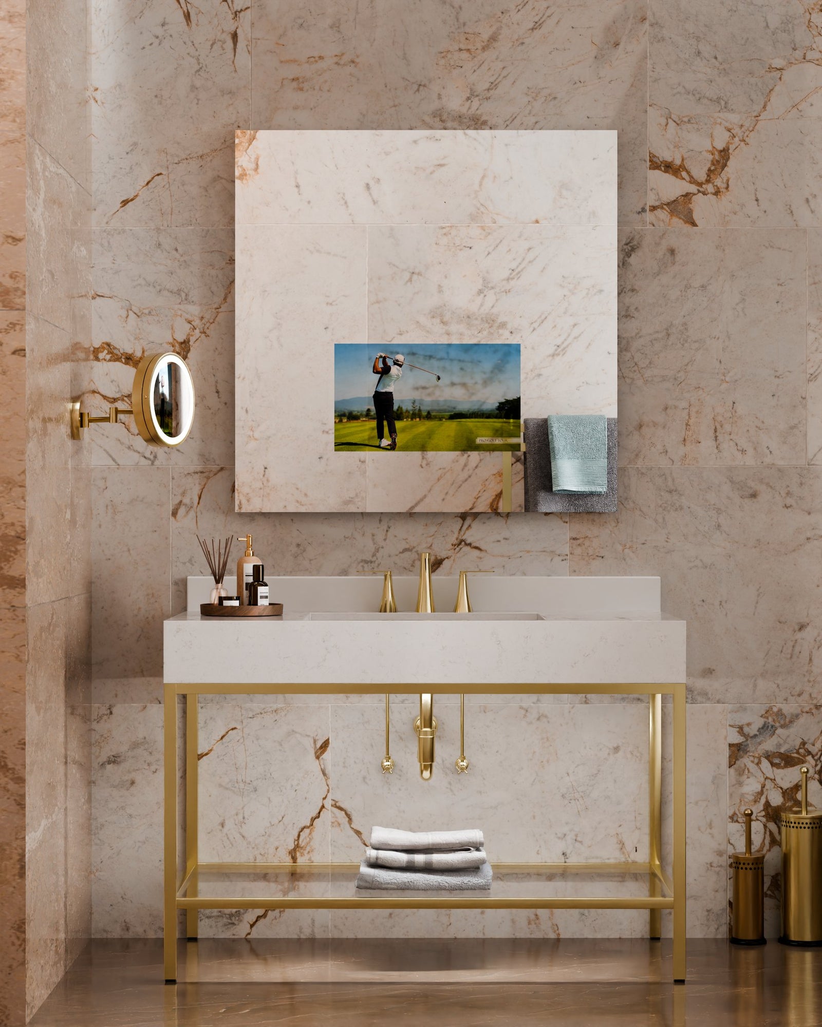 Loft with 21.5" TV  with 21.5" TV — 40 x 40 x 1.75