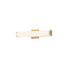 Longitude 20-in Brushed Gold LED Vanity