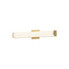 Longitude 24-in Brushed Gold LED Vanity