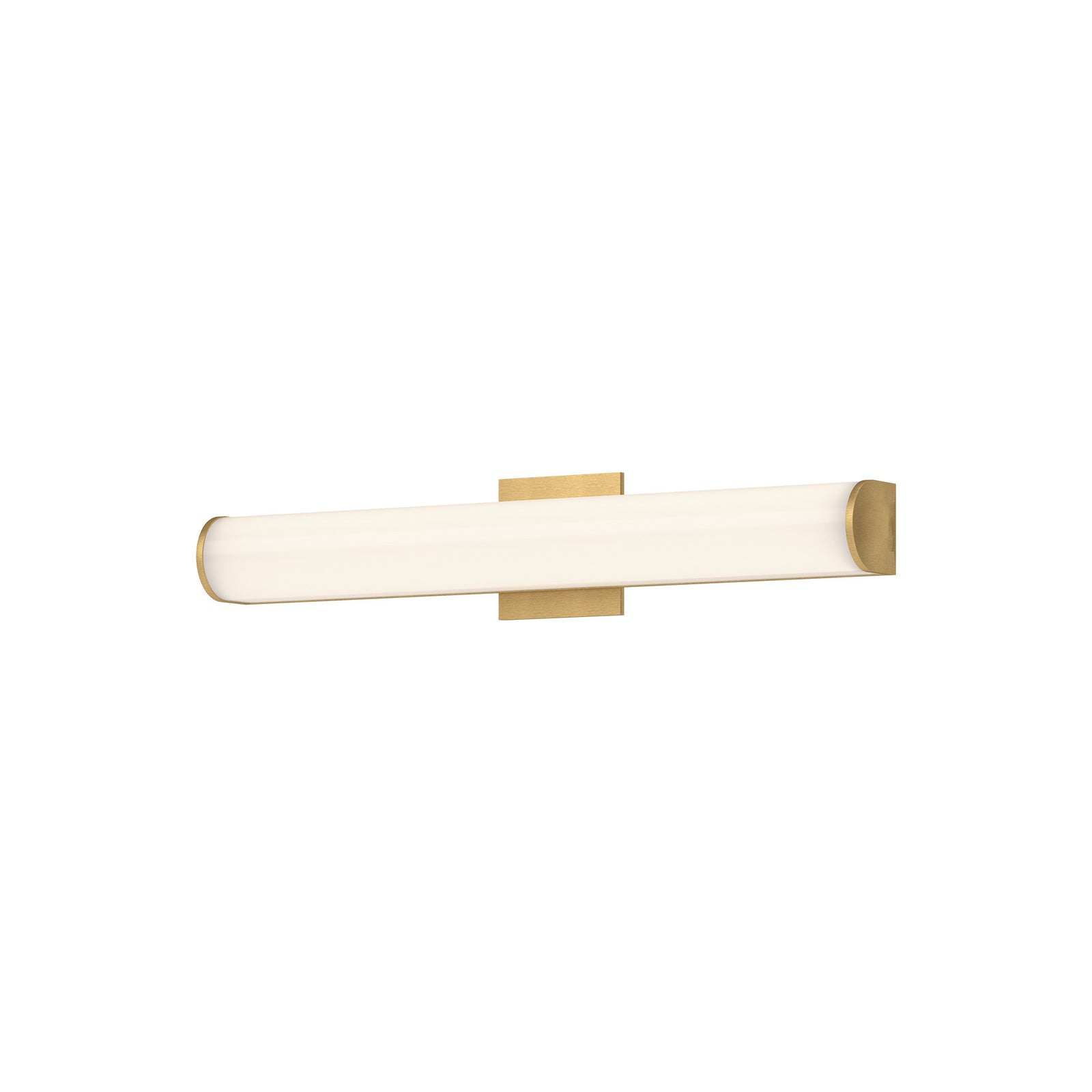 Longitude 24-in Brushed Gold LED Vanity