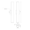 Longitude 24-in Brushed Gold LED Vanity
